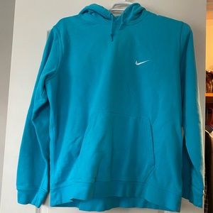 Blue Nike Mens hoodie